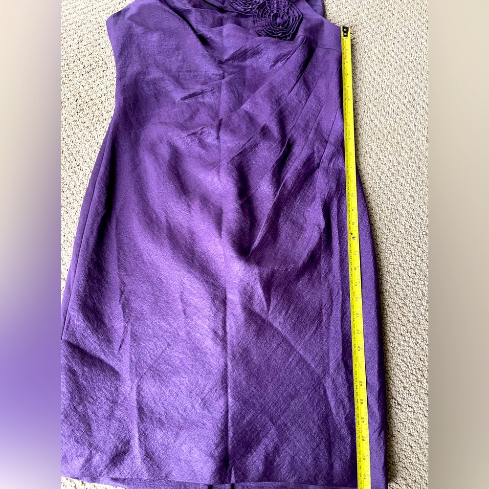 Adrianna Papell Beautiful Cocktail Dress in Purple - Picture 6 of 8